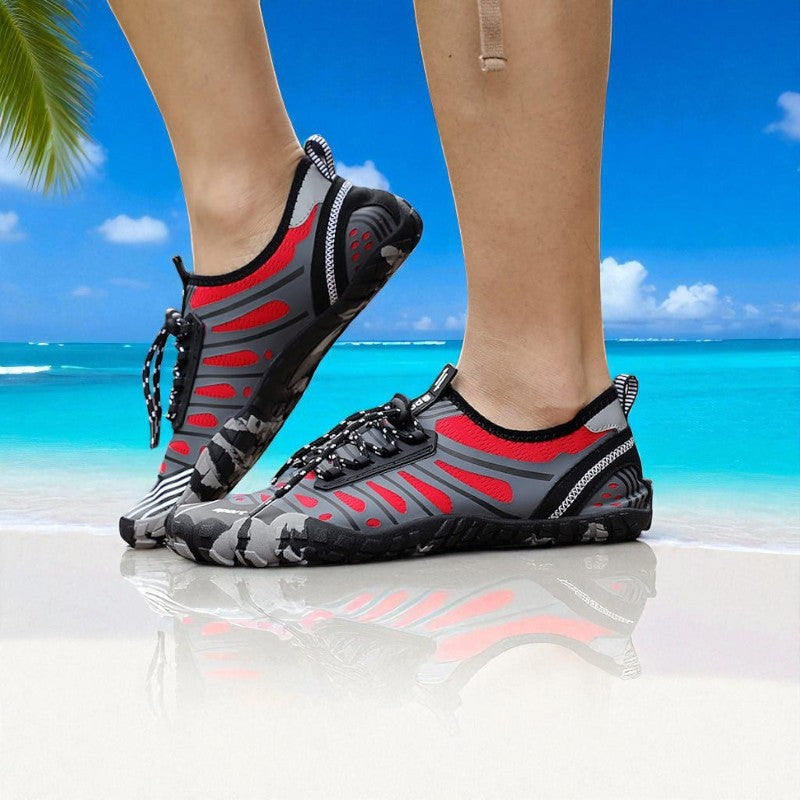 Zapato acuático Modelo Carbon Rojo