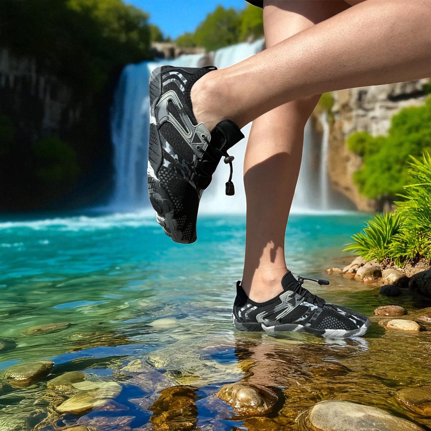 zapato de playa modelo Octopus Black