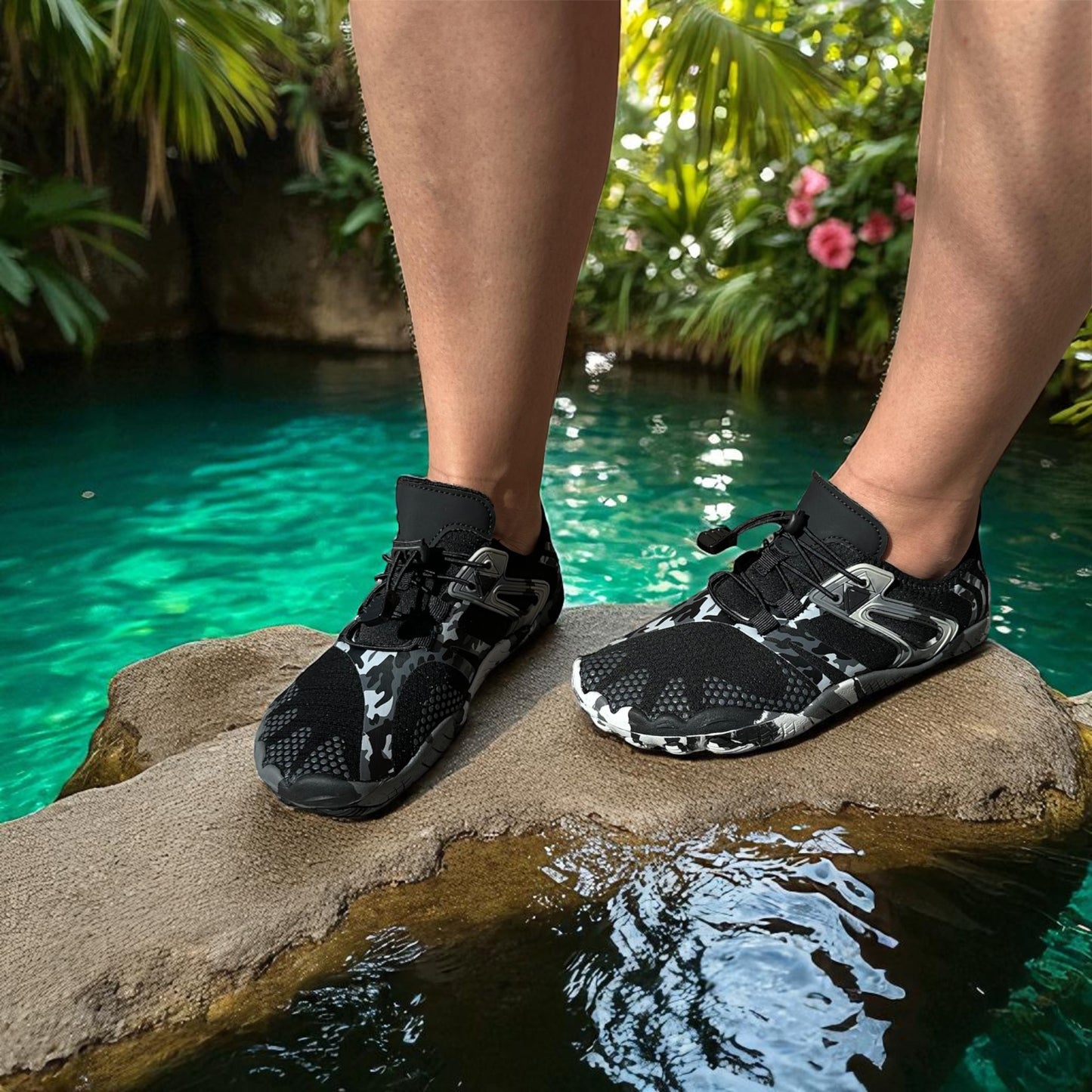 zapato de playa modelo Octopus Black