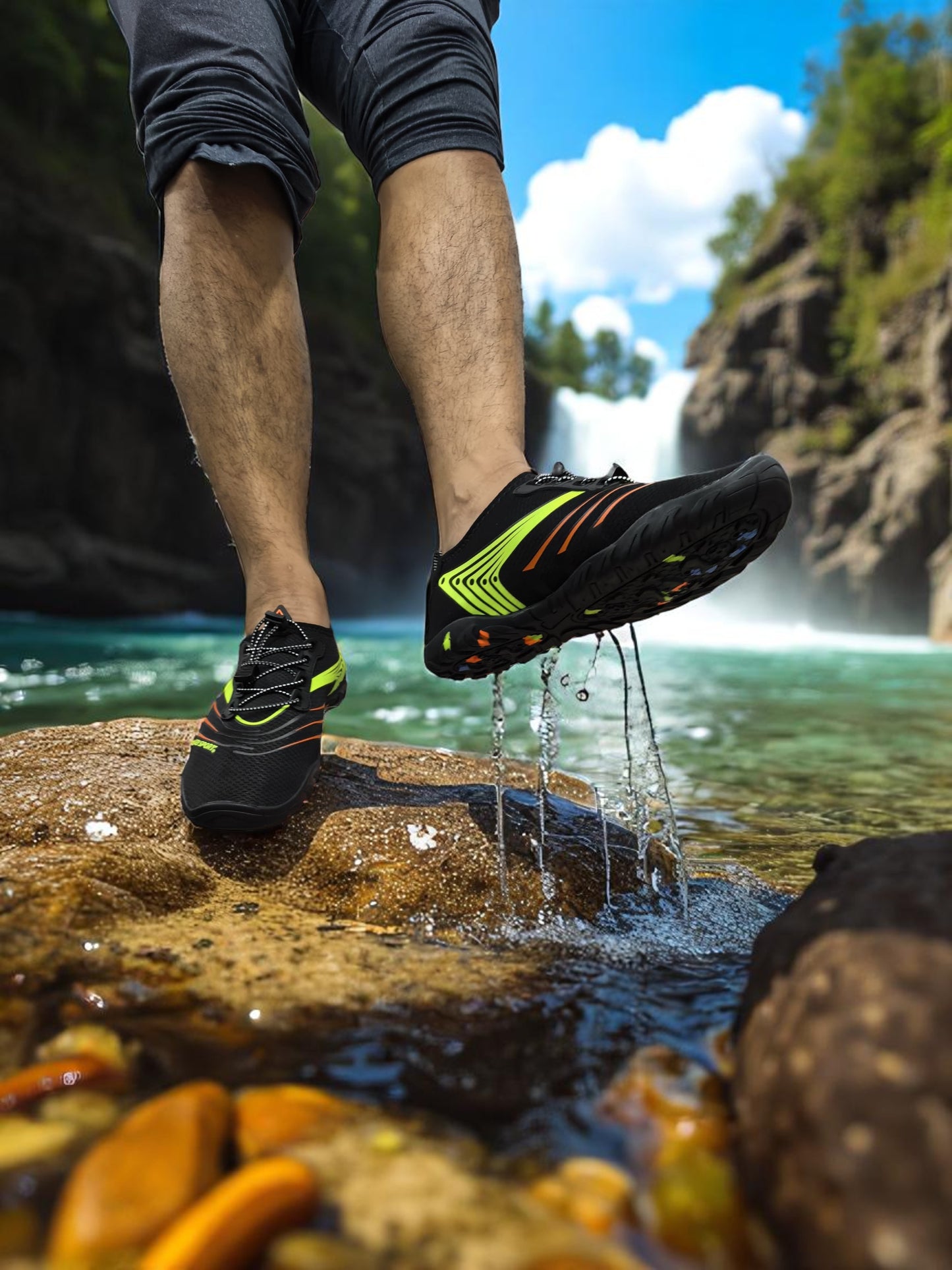 Zapato acuatico Modelo Nauspeed green