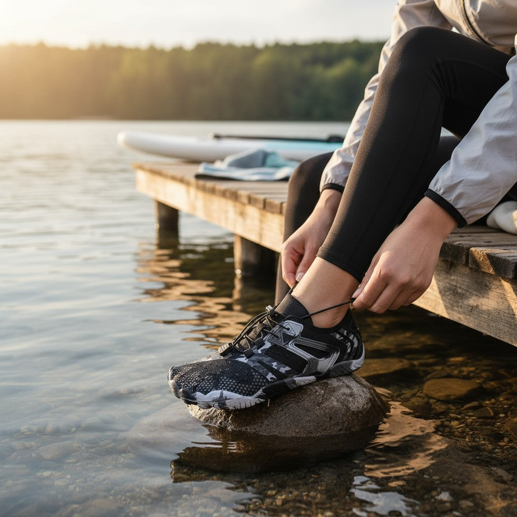 zapato de playa modelo Octopus Black
