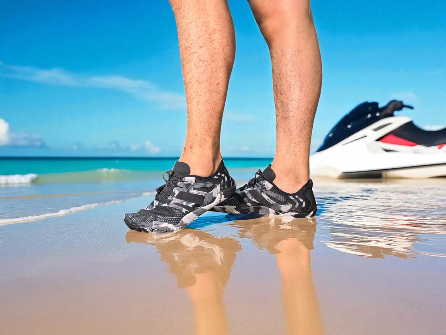 zapato de playa modelo Octopus Black