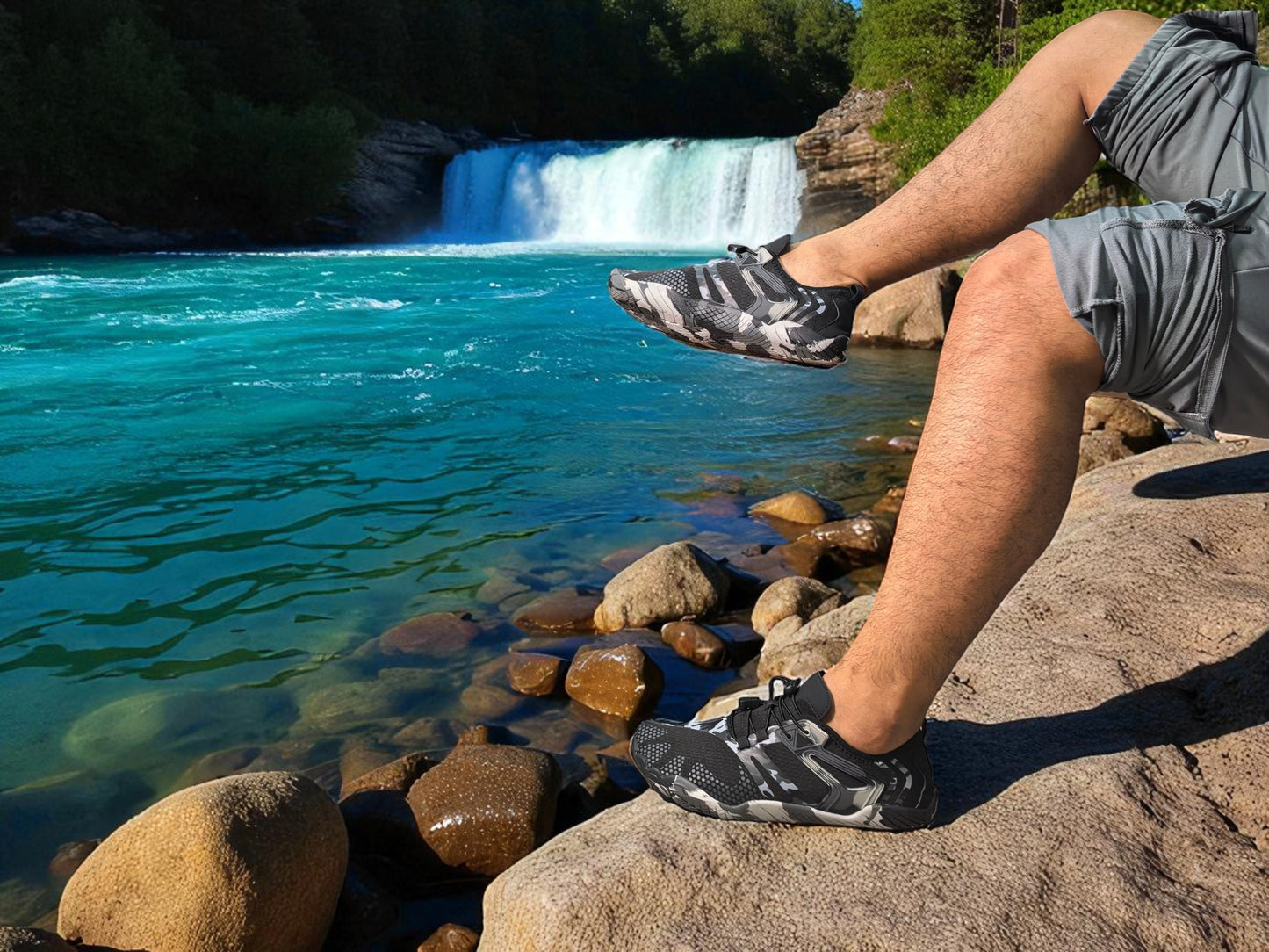 zapato de playa modelo Octopus Black