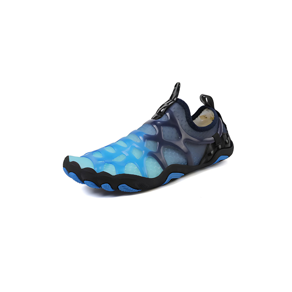 Splash blue water shoe