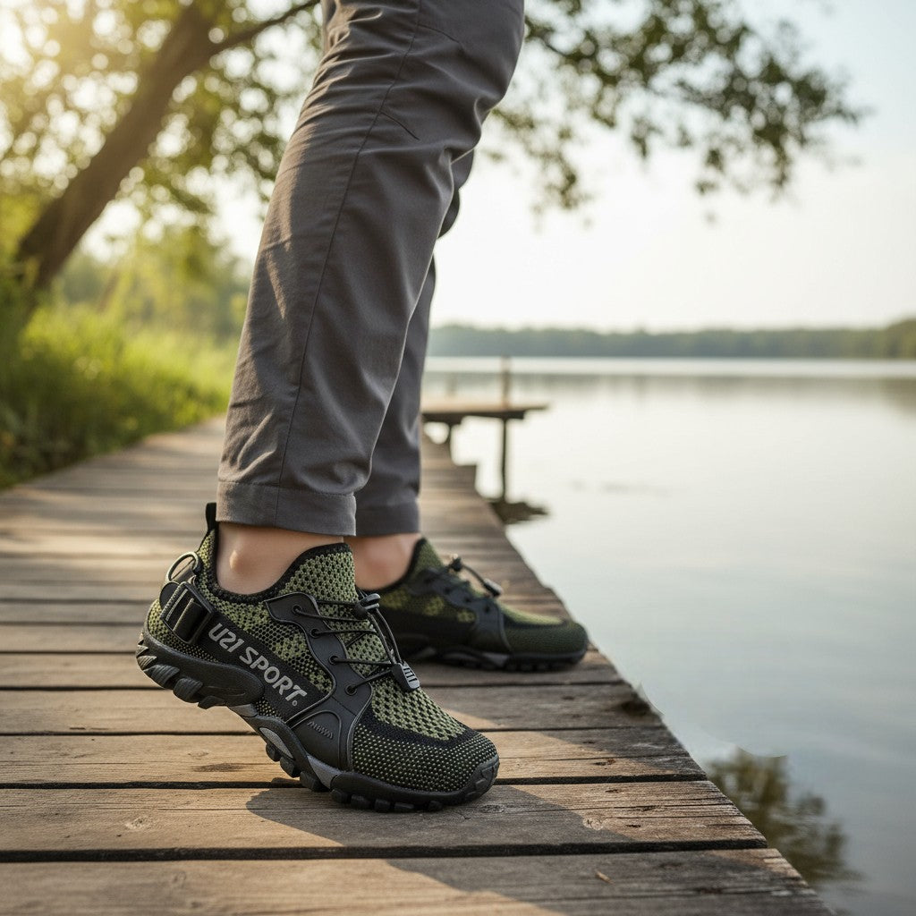 Lightweight, submersible hiking shoe, Master Trekker model