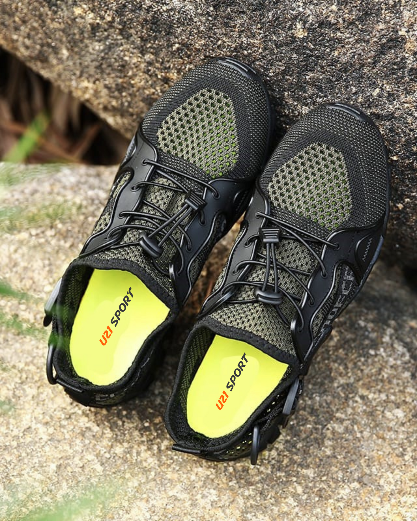 zapato para senderismo sumergibles modelo master trekker verde musgo