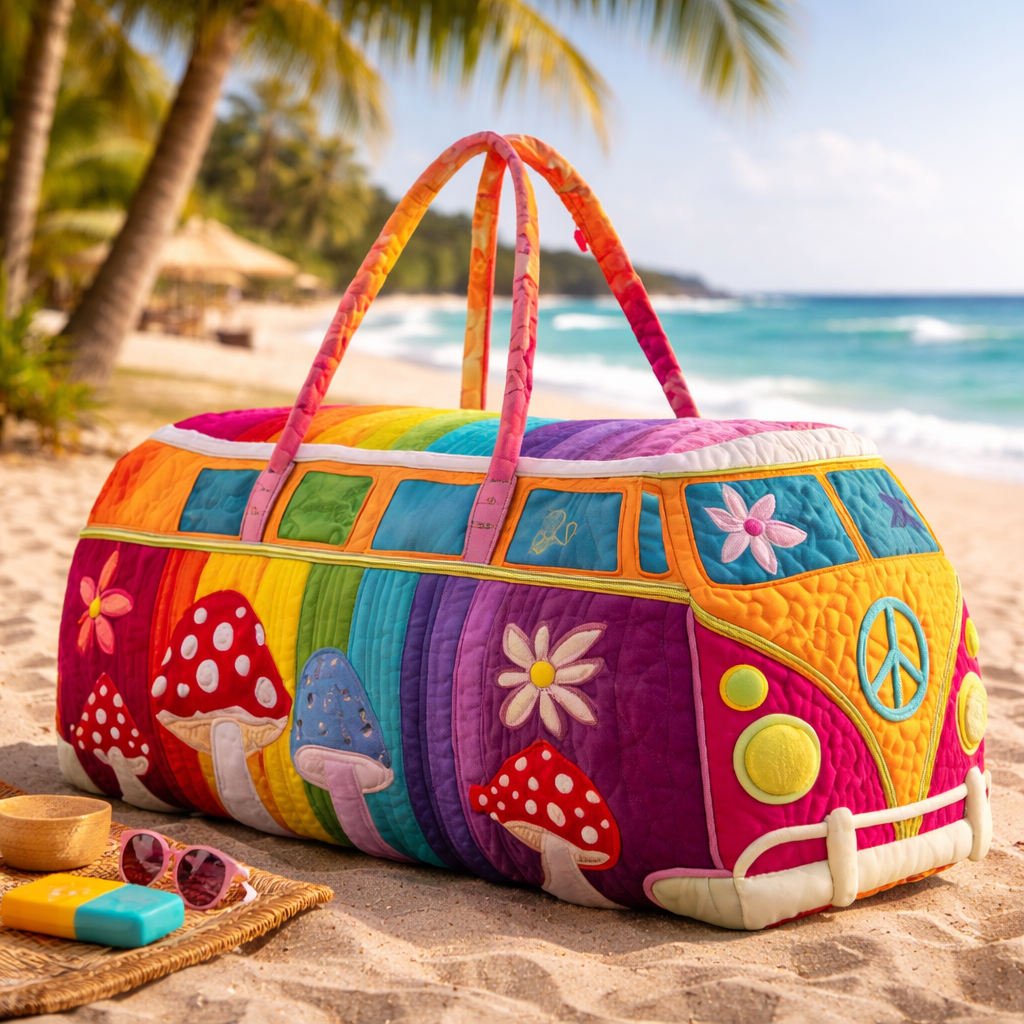 Mochila de playa Hippie Bus