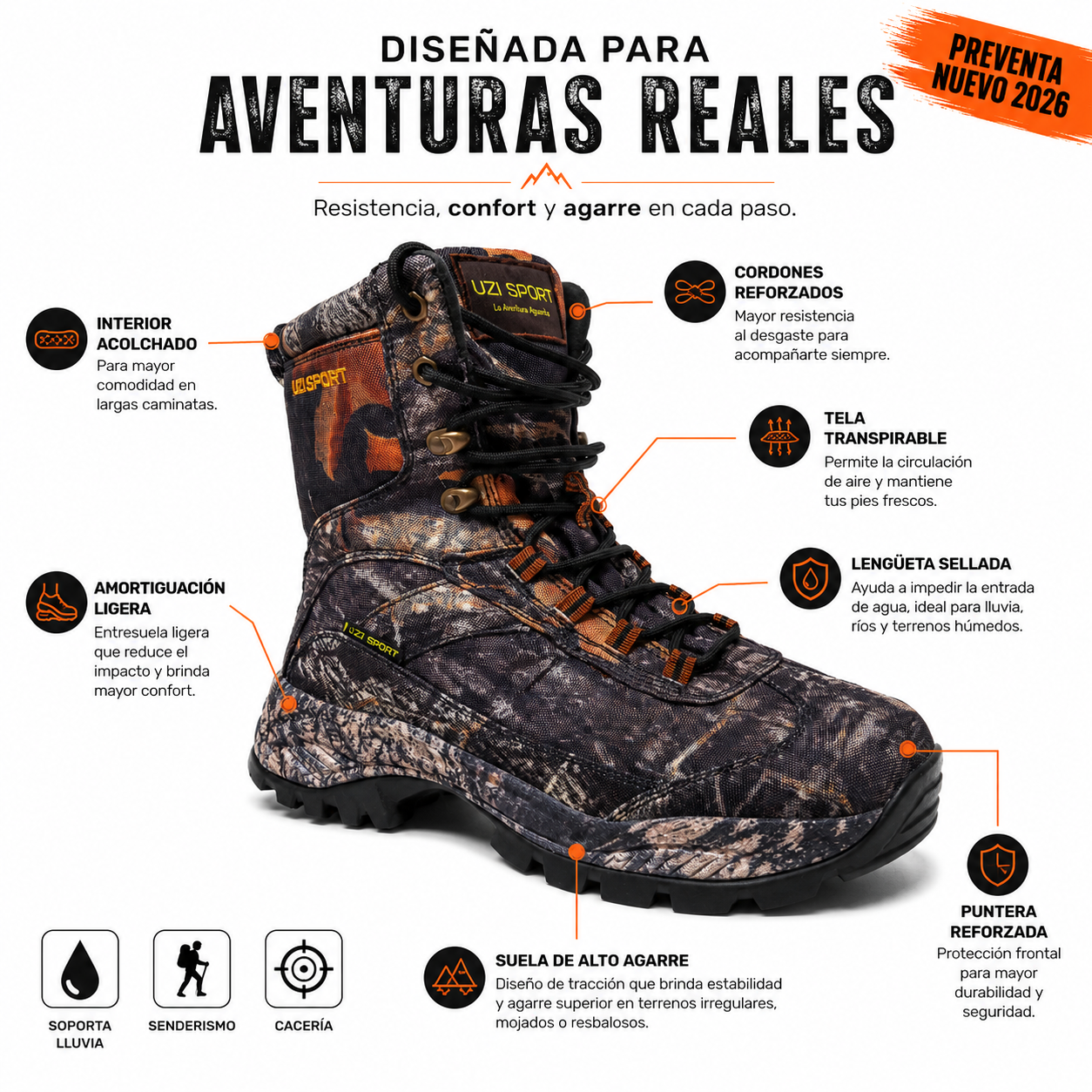 Sierra Pro | Bota para Senderismo y Cacería