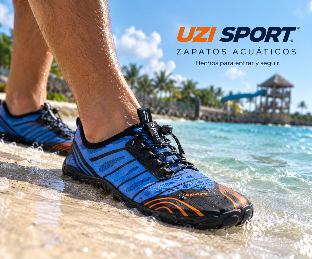 Water shoe Carbon Blue model