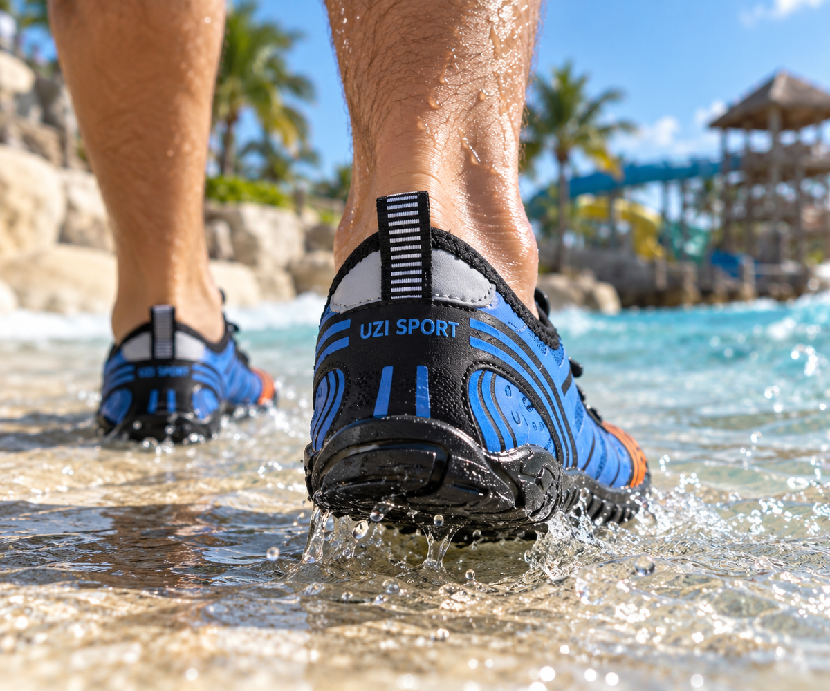 Water shoe Carbon Blue model