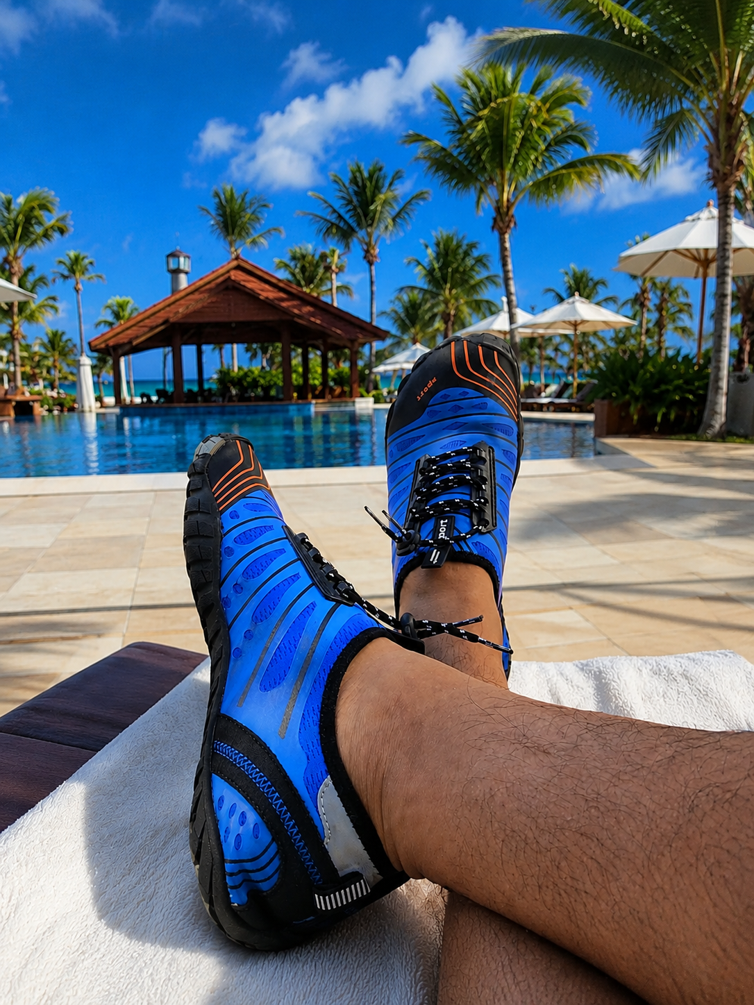 Zapato acuático  Modelo Carbon Azul