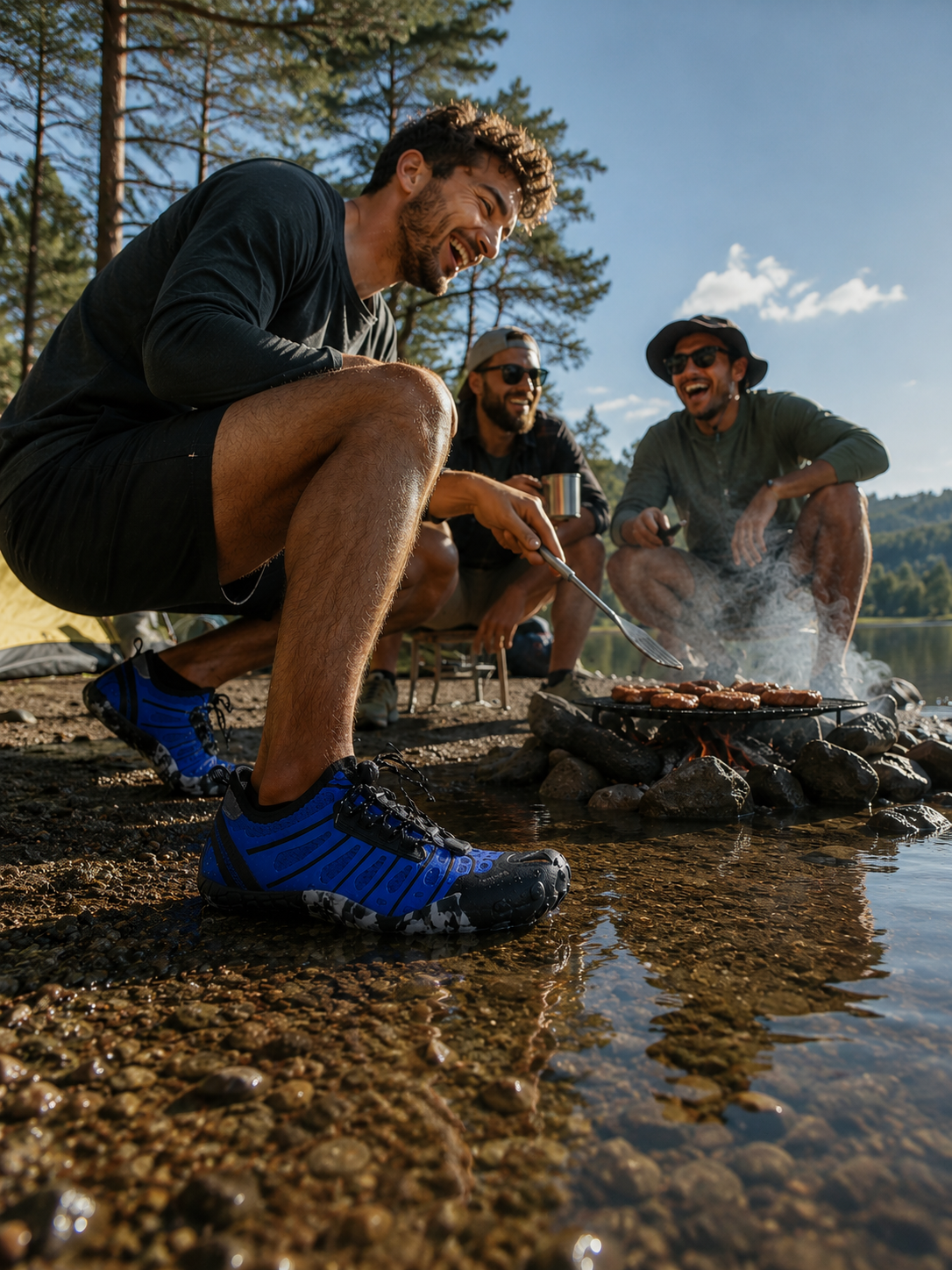 Zapato acuático  Modelo Carbon Azul