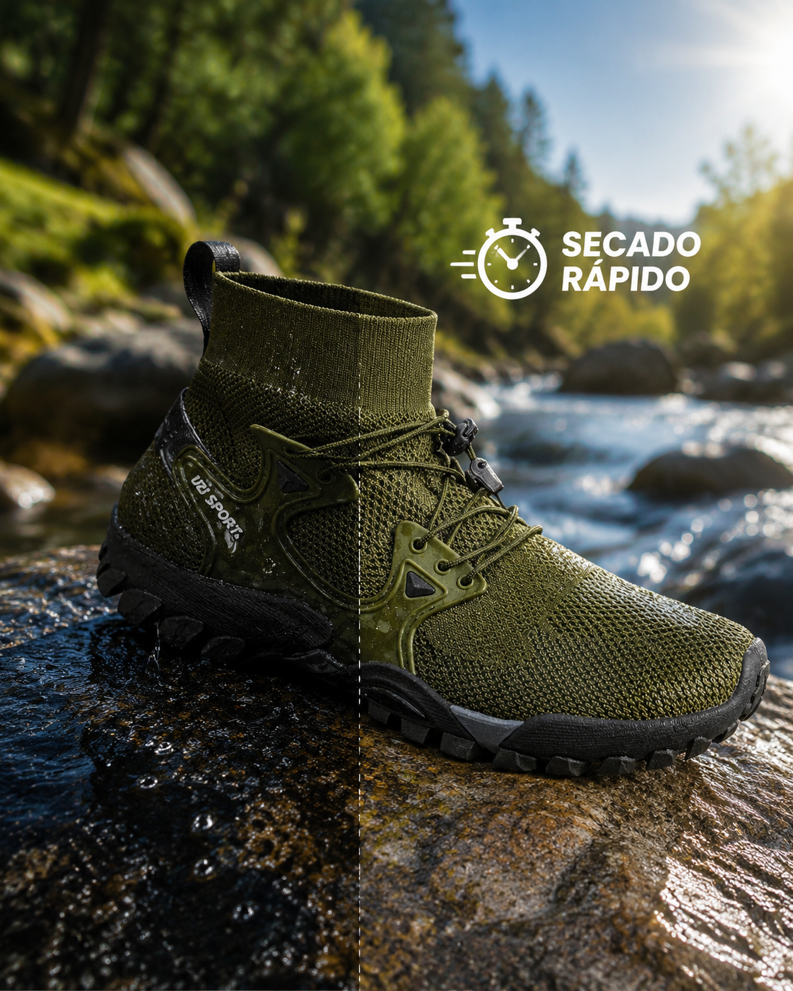 Zapato sumergible para senderismo ligero Modelo TrailWave