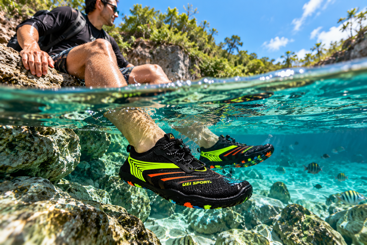 Nauspeed green water shoe