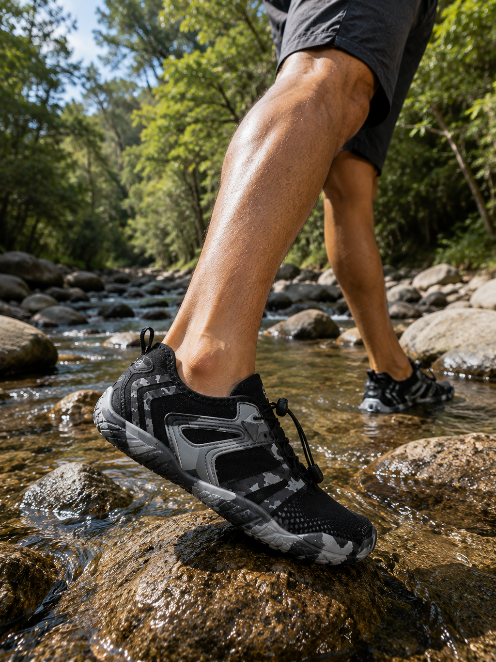 Octopus Black beach shoe