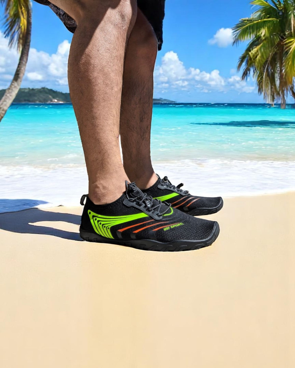 Zapato acuatico Modelo Nauspeed green