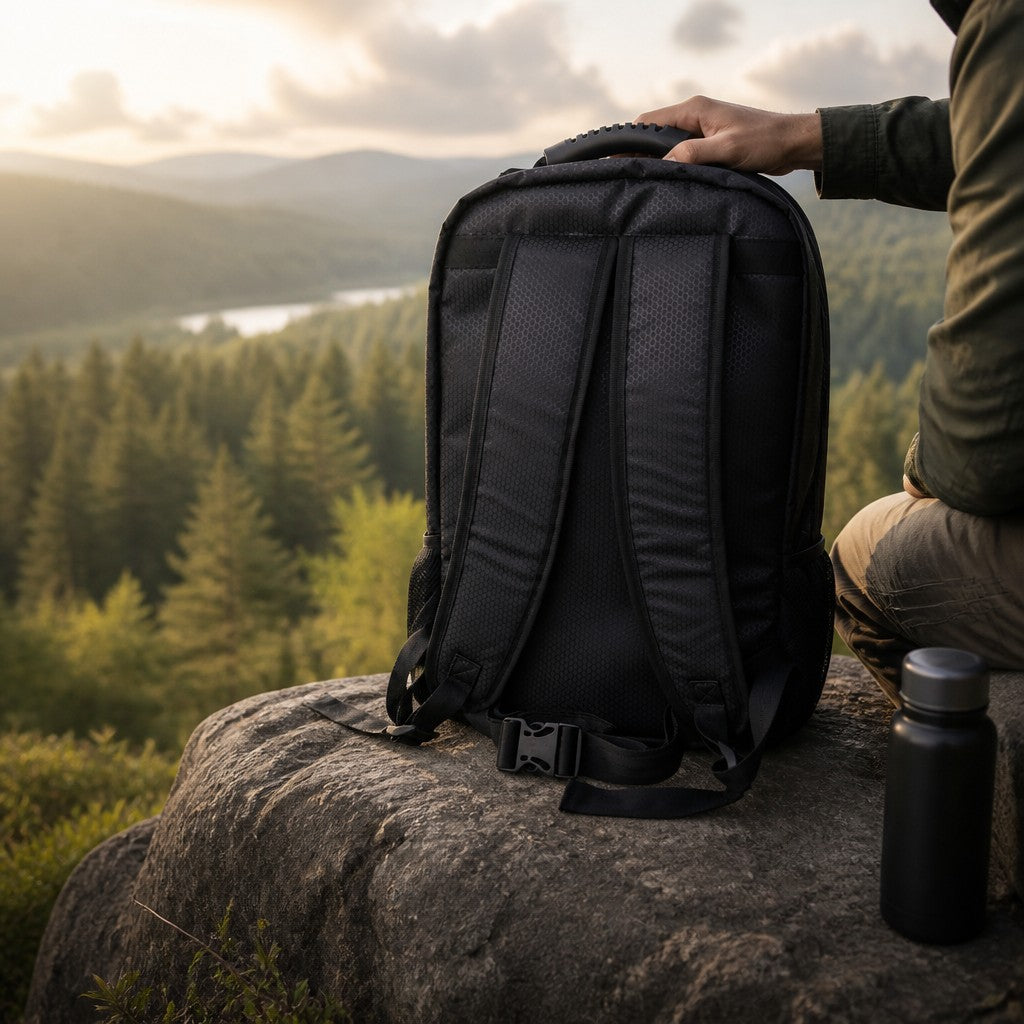 Mochila Outdoor 35L UZI SPORT | Water Resistant | Senderismo, MTB y Viaje