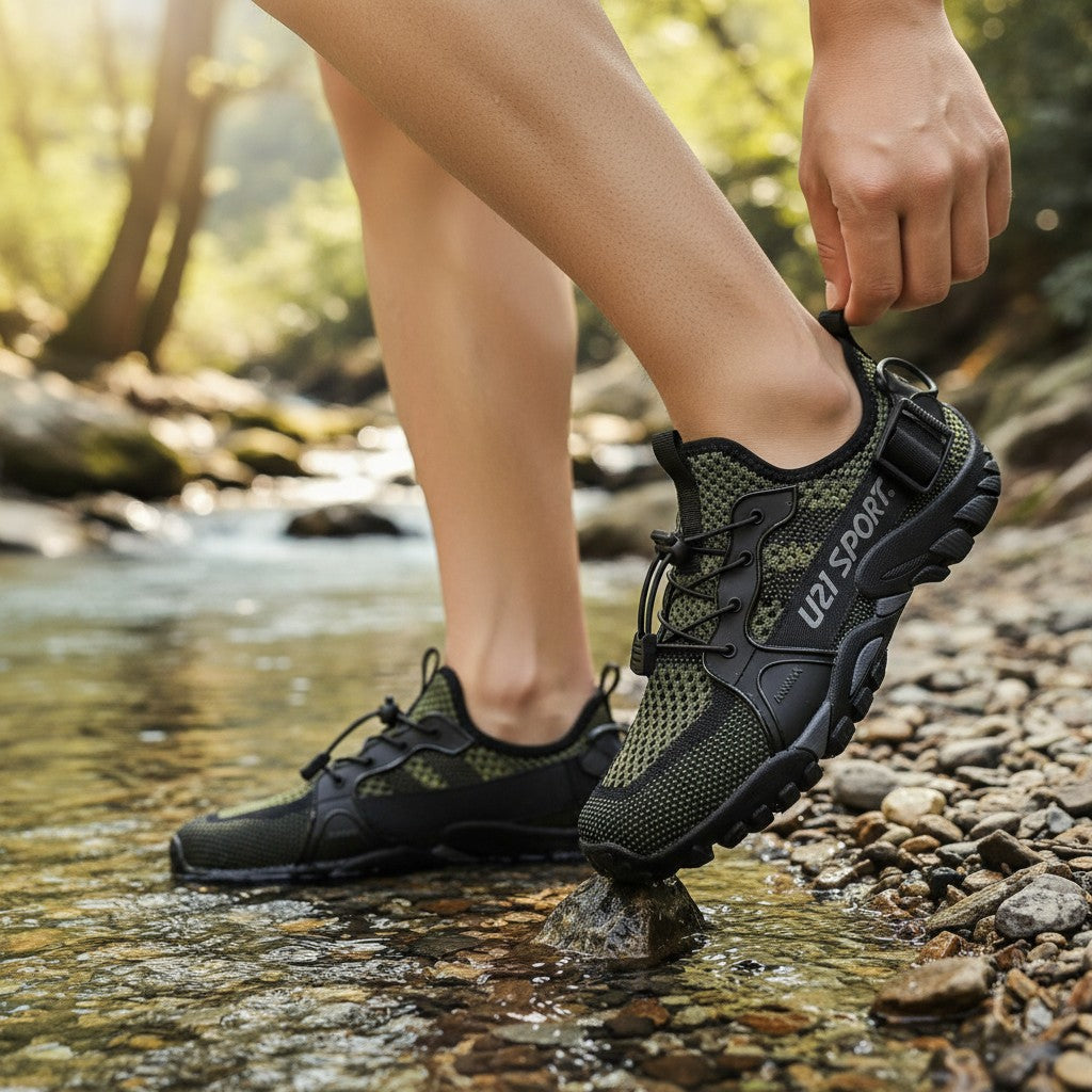 Lightweight, submersible hiking shoe, Master Trekker model
