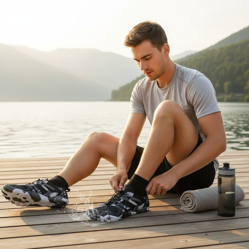 zapato de playa modelo Octopus Black