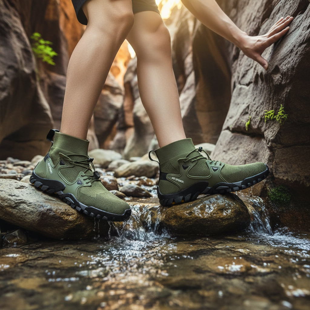 TrailWave submersible shoe for light hiking, fishing, waterfalls, etc.