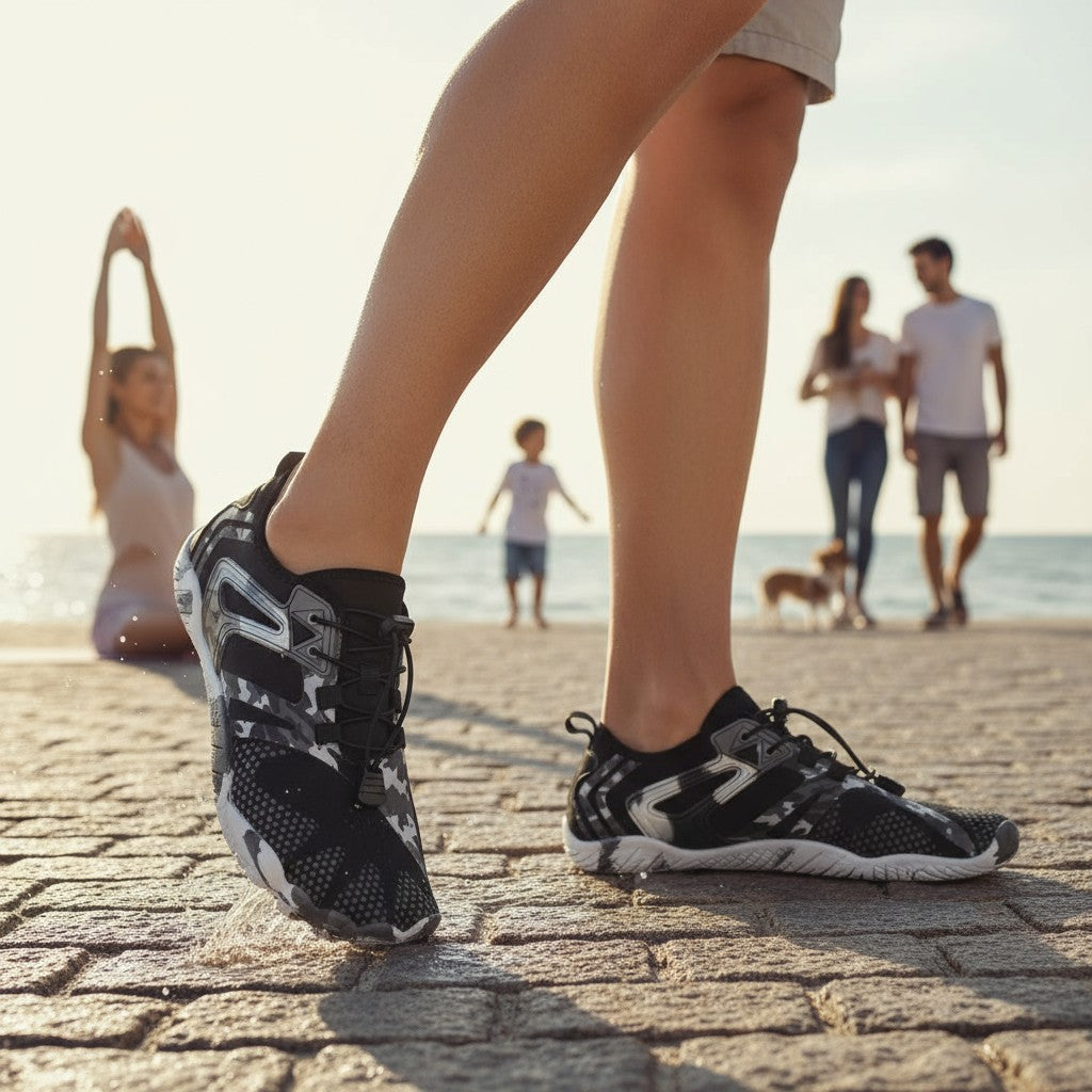 zapato de playa modelo Octopus Black