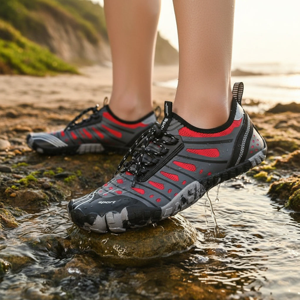 Zapato acuático  Modelo Carbon Rojo