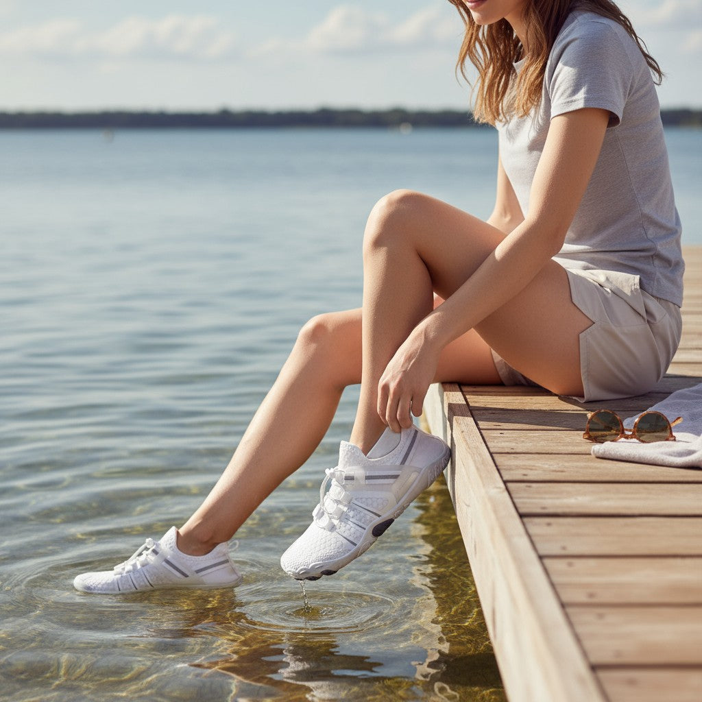 Zapato acuatico modelo White shell