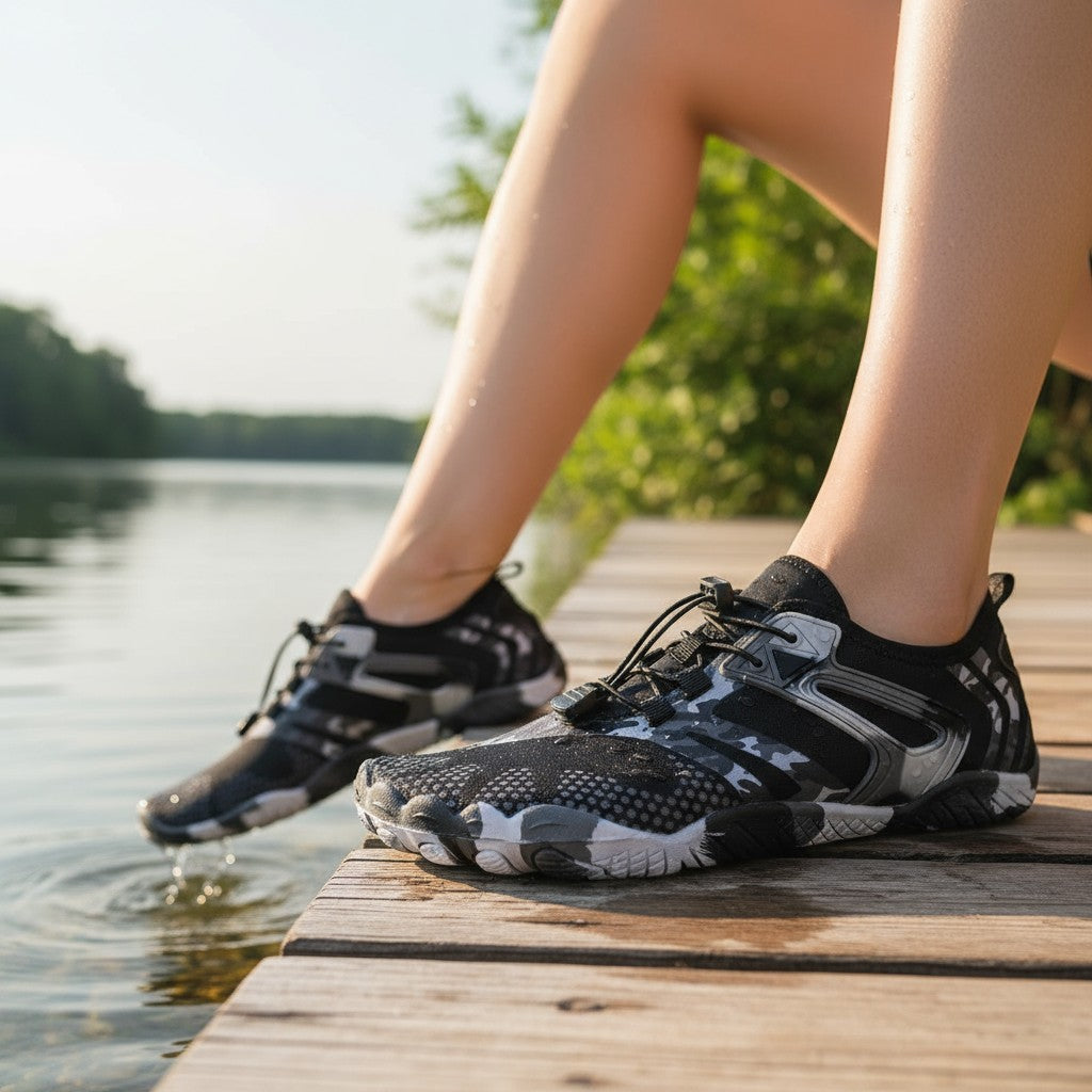 zapato de playa modelo Octopus Black