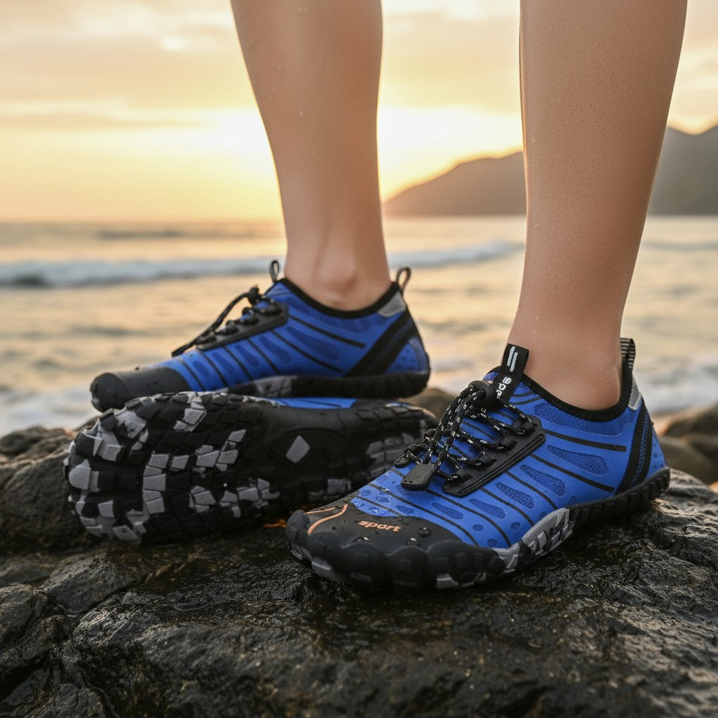Water shoe Carbon Blue model
