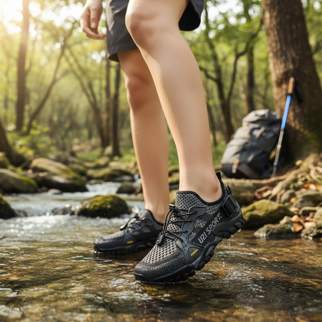 Lightweight, submersible hiking shoe, Master Trekker model