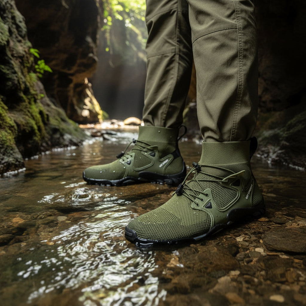 TrailWave submersible shoe for light hiking, fishing, waterfalls, etc.