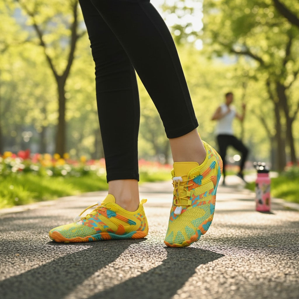 zapato de playa modelo Octopus yellow