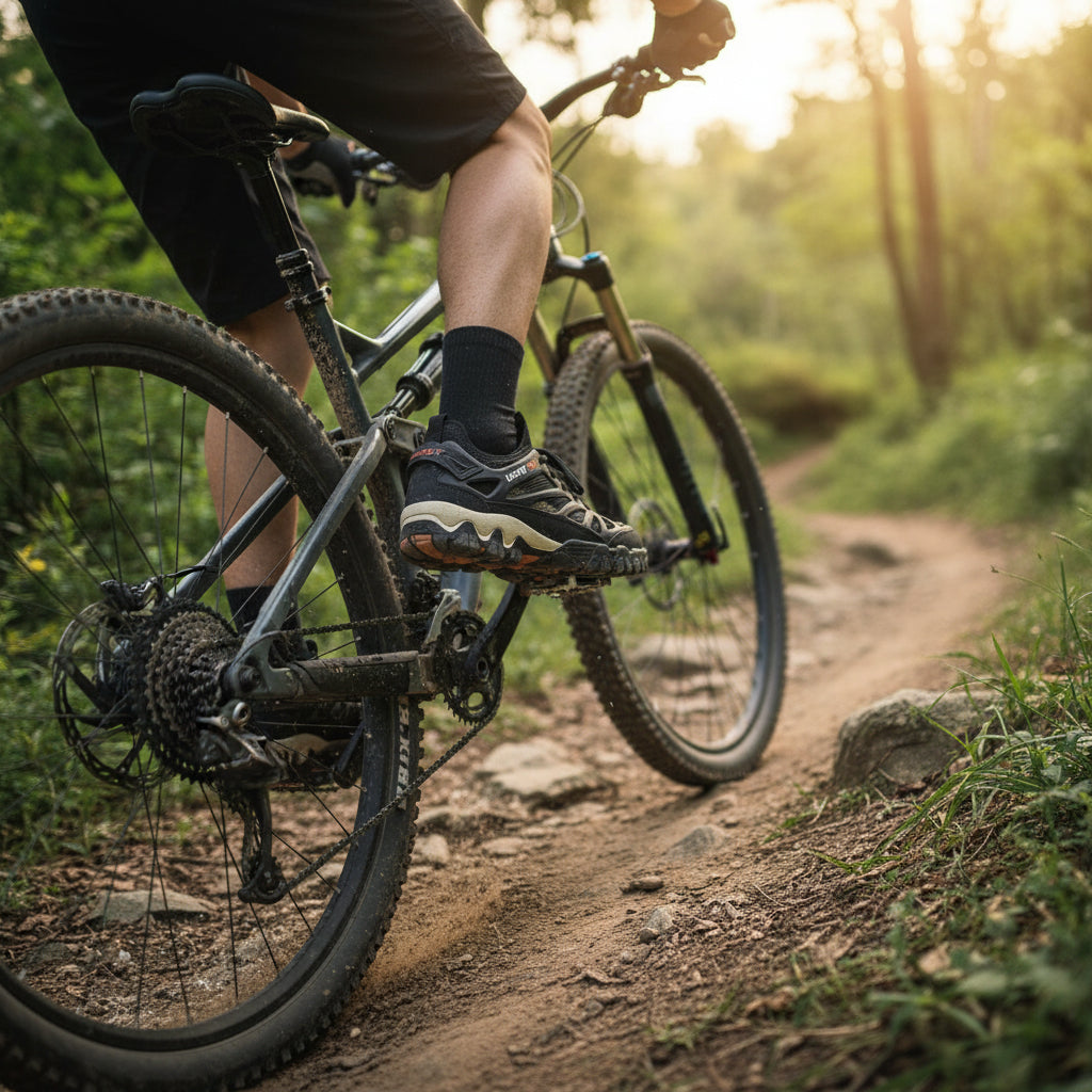 Waterproof shoes for hiking, mountain biking, and fishing. Nomada model.