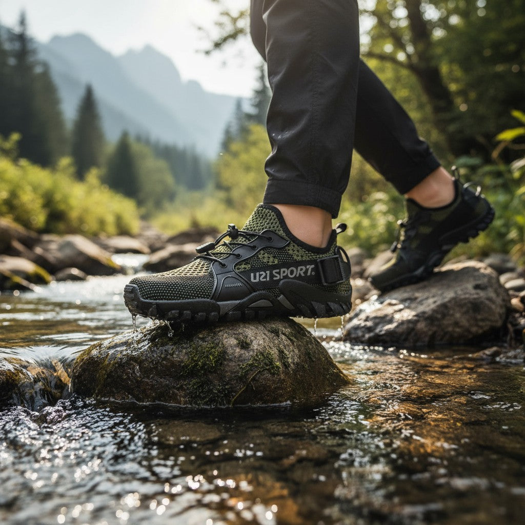 Zapato para senderismo ligero, sumergibles Modelo Master Trekker