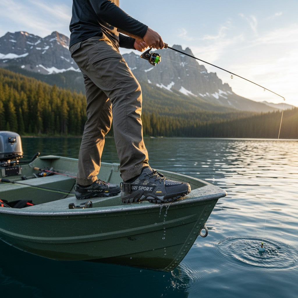 Lightweight, submersible hiking shoe, Master Trekker model